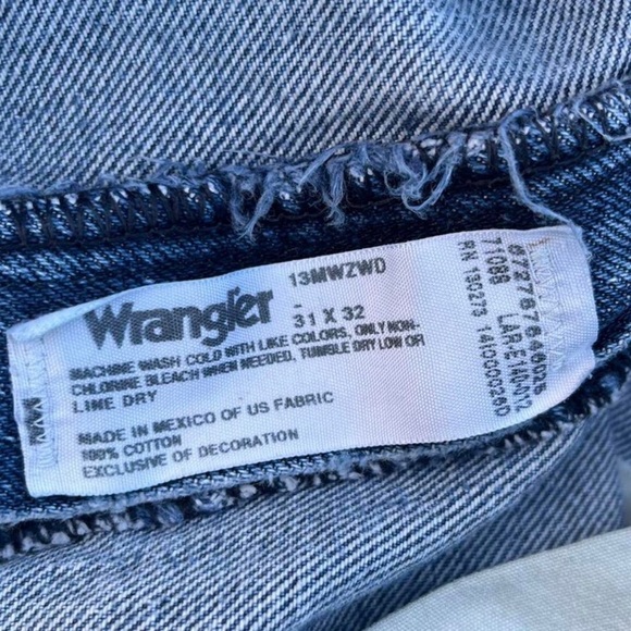 Wrangler Men's 13MWZWD Cowboy
Cut Original Fit Jeans - 31x32 - Picture 6 of 8